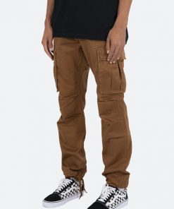 Mnml Vintage Twill Cargo Pants - Brown Bottoms