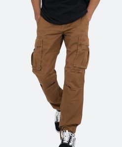 Mnml Vintage Twill Cargo Pants - Brown Bottoms