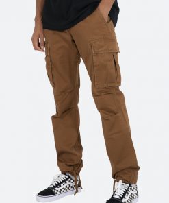 Mnml Vintage Twill Cargo Pants - Brown Bottoms