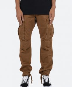 Mnml Vintage Twill Cargo Pants - Brown Bottoms