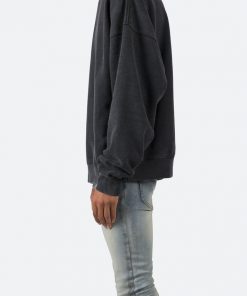 Mnml Vintage Wash Crewneck - Black