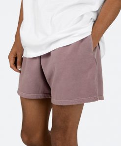 Mnml Vintage Washed Sweatshorts - Purple Bottoms