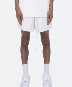 Mnml Warm Up Mesh Shorts - Off White Bottoms