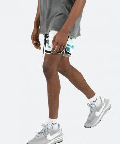 Mnml Wave Basketball Shorts - Blue/White Bottoms