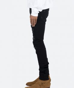 Mnml X165 Paisley Skinny Denim - Black/Black 11 Mnml X165 Paisley Skinny Denim - Black/Black