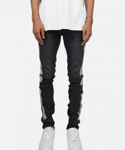 Mnml X199 Skeleton Skinny Denim - Vintage Black
