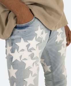 Mnml X255 Star Skinny Denim - Light Blue
