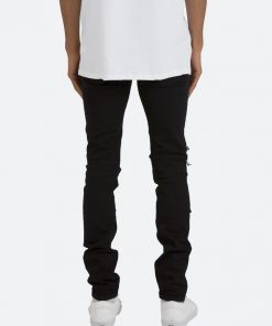 Mnml X285 Moto Skinny Denim - Black/Red 12 Mnml X285 Moto Skinny Denim - Black/Red