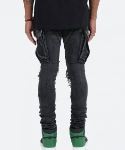 Mnml X288 Cargo Skinny Denim - Black