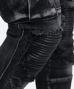 Mnml X288 Cargo Skinny Denim - Black