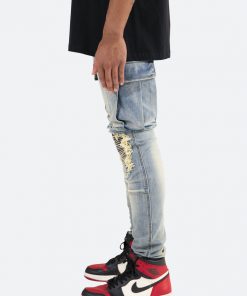 Mnml X288 Cargo Skinny Denim - Blue