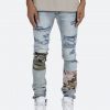 Mnml X408 Repaired Skinny Denim - Blue