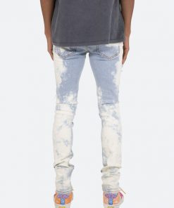 Mnml X Skinny Denim X409 Rhinestone Skinny Denim - Blue