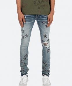 Mnml X Skinny Denim X462 Star Skinny Denim - Blue/Black