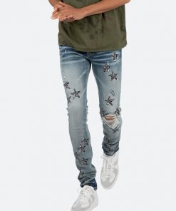 Mnml X Skinny Denim X462 Star Skinny Denim - Blue/Black