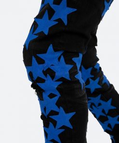 Mnml X473 Star Skinny Denim - Black/Blue X Skinny Denim