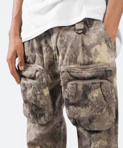 Mnml Bottoms Zipper Cargo Pants - Camo